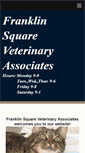 Mobile Screenshot of franklinsquarevet.com